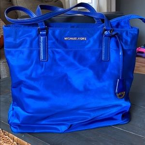 Michael Kors bright royal blue tote